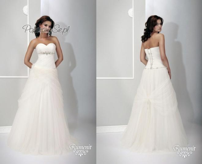 Suknia ślubna kolekcja Afrodyta 2012 model RUMENIT