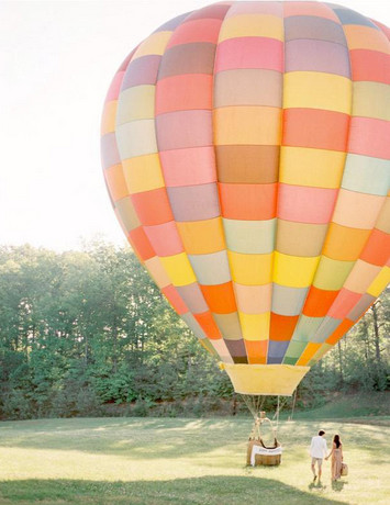 wesele za miastem dom weselny atrakcje ślubne lot balonem