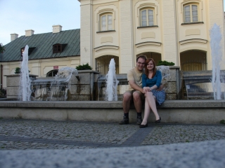 Podczas naszej drugiej randki, w Siedlcach, 6 VI 2010 r.